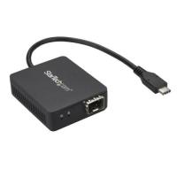 StarTech(スターテック) US1GC30SFP(ブラック) USB-C - 光ファイバー変換アダプタ オープンSFP | 特価COM