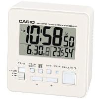 CASIO(カシオ) DQD-805J-7JF(ホワイト) 電波目覚まし時計 温湿度計付き | 特価COM