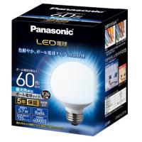 パナソニック(Panasonic) LED電球(昼光色) E26口金 60W形相当 725lm LDG6DG70W | 特価COM