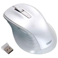ナカバヤシ MUS-RKF147W(ホワイト) USB BlueLEDマウス 無線静音 5ボタン Lサイズ | 特価COM