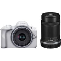 【長期保証付】CANON(キヤノン) EOS R50 ダブルズームキット ホワイト APS-C ミラーレス一眼カメラ | 特価COM