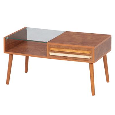 【新品・送料無料】リビングテーブル オスロ ミディアムブラウン リビングテーブル オスロ HH-8040PG ミドルブラウン | 家具,テーブル