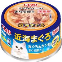 CIAO 近海まぐろ かつお・まぐろ節入り 80g | トキワカメラYahoo!店