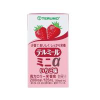 栄養補助に テルミールミニα　いちご味　２４本入　4987350401632 | トキワカメラYahoo!店