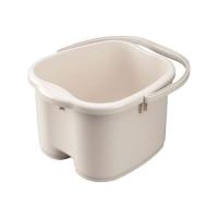 底の突起がツボを刺激 足湯専科 アイボリー（レディース用） 323x323x211mm 　4905596250241 | トキワカメラYahoo!店