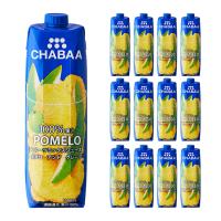 果汁飲料 CHABAA (チャバ) 100％ミックスジュース ポメロ 1L 12本 送料無料 ハルナプロデュース 取り寄せ品 | 東京酒粋(トウキョウシュスイ)