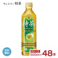 【〜12/31までクーポン使用で800円オフ】特茶 サントリー 伊右衛門 緑茶 500ml  48本 2ケース 特茶s 特定保健用食品 特保 トクホ ペット まとめ買い 送料無料 | 東京酒粋(トウキョウシュスイ)