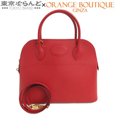 HERMES エルメス ボリード 31 □C刻印 ルージュヴィフ ゴールド HERMES エルメス ボリード 31 □C刻印 ルージュヴィフ ゴールド