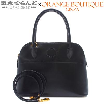 HERMES（エルメス） ボリード27 〇W刻印 ブラック ゴールド金具