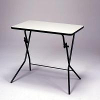 折り畳み式テーブル　ハイテーブル　簡易テーブル　薄型折りたたみ  耐荷重50kg スタンドタッチ  自立する耐薬・耐熱メラミンテーブル  日本国産　送料無料 | 東京ファニチャー