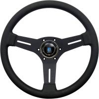 【日本正規品】 品 NARDI ナルディ N081 コンペティション 33 BLKパンチングレザー＆ブラックスポーク 330mm　並行輸入品 | tokyootamart