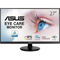 ASUS 27” 1080P Monitor (VA27DQ) - Full HD  IPS  75Hz  Speakers  Adaptive-sync/FreeSync   Low Blue Light  Flicker Free  VESA Mountable  Frameless | tokyootamart