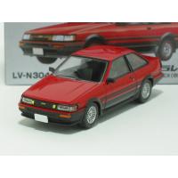 トヨタ カローラレビン 2ドア GT-APEX 85年式（赤／黒）LV-N304a【トミーテック社1/64ミニカー】【トミカの時】 | トミカの時