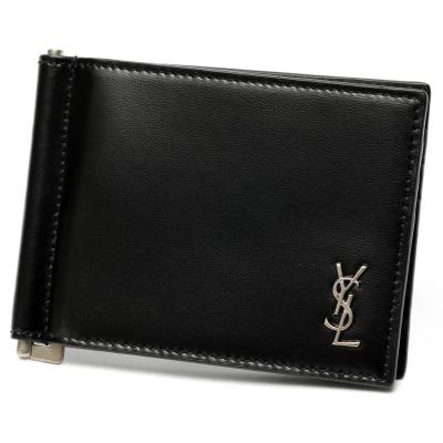 イヴ・サンローラン マネークリップ 二つ折り財布 SAINT LAURENT PARIS サン ローラン パリ YSL イブサンローラン