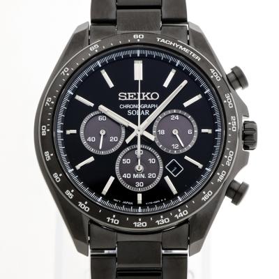 seiko v175 ソーラークロノグラフ（腕時計、懐中時計） | ファッション