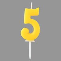 ナンバーキャンドル(パステル) No.5 / 1本 富澤商店 公式 | 富澤商店 Yahoo!店