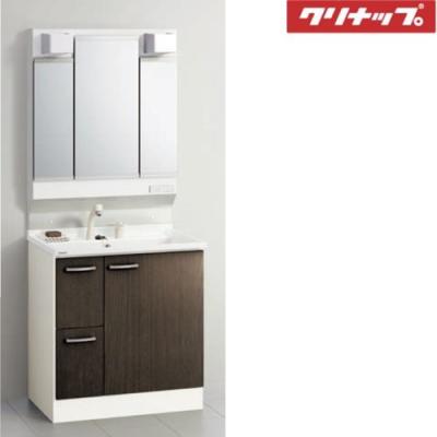 特価1万円引★洗面化粧台用ミラー★W750×D70-110×H1100㎜ TOTO 洗面化粧台 Vシリーズ 750幅 2枚扉タイプ 一面鏡 鏡裏収納付き