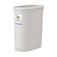 ゴミ箱 ダストボックス 8.5L スリム 日本製 ホワイト インテリア 岩崎工業 カラードコレクター M L-1070WH | Tomorrow Life ヤフー店