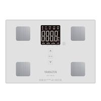 [山善] 体重体組成計 体重計 体脂肪計 体組成計 ヘルスメーター ホワイト HCF-40(W) | TomTomShop55