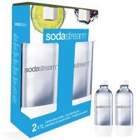 SodaStream ソーダストリーム 専用ボトル ツインパック 1L（2本） ホワイト | FRESH ROASTER珈琲問屋 Yahoo!店