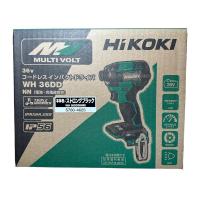 【箱付】HiKOKI[ハイコーキ] マルチボルト36V コードレスインパクトドライバ WH36DD(NNB) 黒/本体のみ | TOOLS-PLEASURE