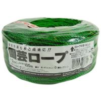 日本マタイ  園芸ロープ  グリーン | ToolStyle