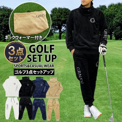 ゴルフウエア 上下セット メンズ（柄：ロゴ）のおすすめ人気商品一覧