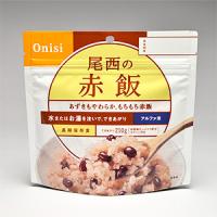 尾西食品 onisi 非常用長期保存食 赤飯 5個セット | TOPPIN OUTDOOR AND TRAVEL
