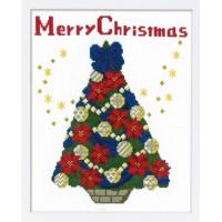 Olympusクロスステッチ刺繍キット X-107 【聖夜のツリー】クリスマス クロスステッチフレーム | HAND WORK とりい
