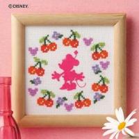 Olympusクロスステッチ刺繍キット 7370 【ミニフレーム(ミニーマウス)】(専用額付) ディズニー | HAND WORK とりい