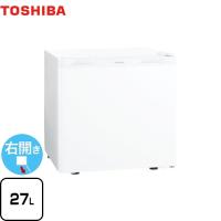 冷蔵庫 容量27L 東芝 GR-HB30PA-WU 1ドア冷蔵庫 右開きタイプ 【特別配送】【代引不可】 | 家電と住宅設備の取替ドットコム