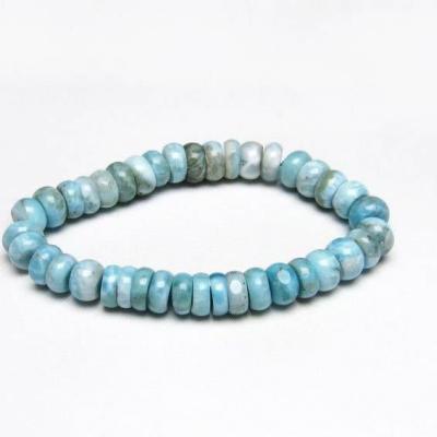 ラリマー ブレスレット ☆鑑定書付☆ ブルーペクトライト 天然石 ☆稀少☆高品質☆ラリマー(ブルーペクトライト)☆ブレスレット