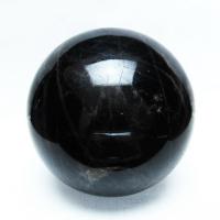 3.2Kgモリオン丸玉黒水晶スフィア133mm原石置物一点物