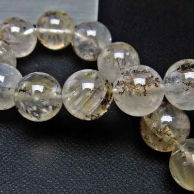 一点物　天然石　ハンドメイドブレス　デンドリティッククォーツ　レア　ハート　水晶 一点物 天然石 ハンドメイドブレス デンドリティッククォーツ レア