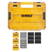 デウォルト(DEWALT) タフケース (大) セット オーガナイザー 工具箱 収納ケース ツールボックス 小物入れ 透明蓋 DT70804-QZ | Total Homes
