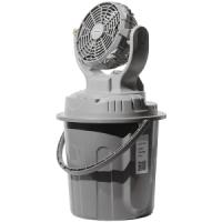 SHOWA(昭和商会) 充電式 ミストワークファン N25-01 工場扇 持ち運び可能なミストファン【バッテリー/充電器セット】熱中症対策 キャンプ アウトドア | Total Homes