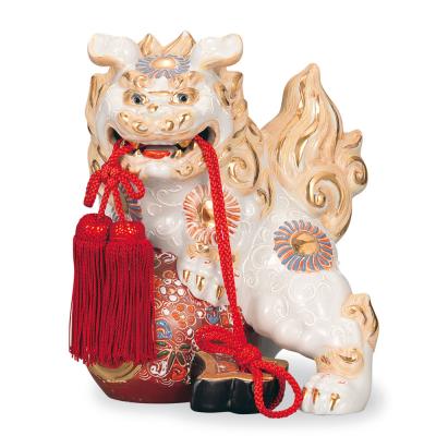 獅子置物　九谷焼　獅子小槌　玄関飾り　唐獅子　縁起物 九谷焼獅子のおすすめ人気商品一覧 通販 - Yahoo!ショッピング