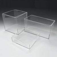 アクリル透明収納box W350mm H400mm D300mm 板厚4mm 透明ケース アクリルケース クリアケース プラスチックケース 収納ボックス Box4 1050 とうめい館 通販 Yahoo ショッピング