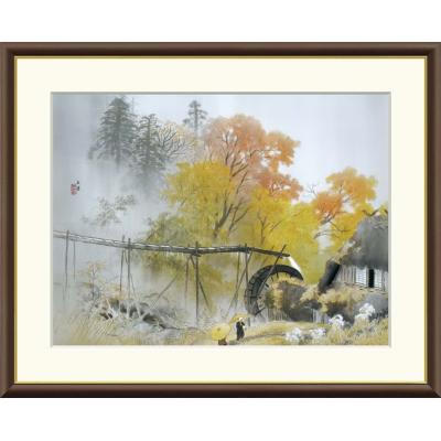 川合玉堂、紅葉飛瀑、超希少額装用画版、新品額装付 東欧商事株式会社 - 川合 玉堂｜Yahoo!ショッピング