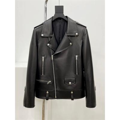 【極美品】23区 ライダースジャケット シープレザー 大きいサイズ 48 黒 ラムレザー ライダース ジャケット / 23区 | ファッション通販