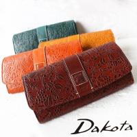 【dakotaレザートレー有】ダコタ 長財布ミモザ Dakota 0030252 新品番0031212 かぶせ フラップ 小銭入れ付き レディース ブランドレザー イタリア製牛革 akz015 | 東西南北屋