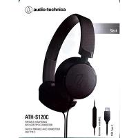 audio-technica USBーC対応ポータブルヘッドホンATH-S120C /ブラック Headphone/Earphone | タワーレコード Yahoo!店