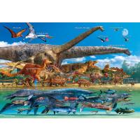 子供用パズル 恐竜大きさくらべ・ワールド 40ピース   BEV-40-021 | 森のおもちゃ屋さん