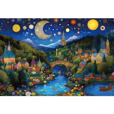 ビバリー（Bevery） ジグソーパズル 安らぎと魔法に満ちた夜の世界