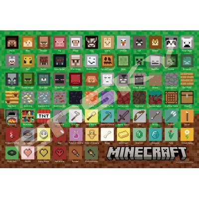 エンスカイ ジグソーパズル Minecraft Pixel Icons 1000ピース 51x73