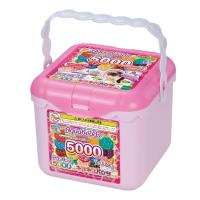 アクアビーズ 5000ビーズ キラキラバケツセット ［CP-ET］  AQ-S77 | 森のおもちゃ屋さん