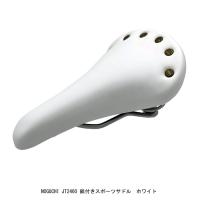 NOGUCHI　鋲付きスポーツサドル　ホワイト  JT2460【店頭受取可能商品】 | ToyoRin-Yahoo!店