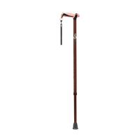 竹虎 ヒューゴステッキ ブラウン 104753 伸縮杖  高齢者 老人 介護 ステッキ 伸縮ステッキ 杖 | 豊通オールライフ