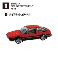 1/64スケール 日本名車倶楽部15 86コレクション [2.(1B)AE86 ハイフラッシュツートン]【 ネコポス不可 】 | トイサンタ ヤフー店