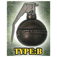 リアル重量合金 手榴弾 [2.TYPE：B]【ネコポス配送対応】【C】 | トイサンタ ヤフー店